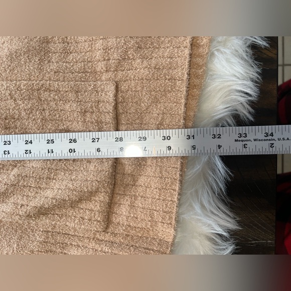 Barefoot Dreams CozyChic Lite Half Zip Pullover Tunic biscotti color - Picture 6 of 9